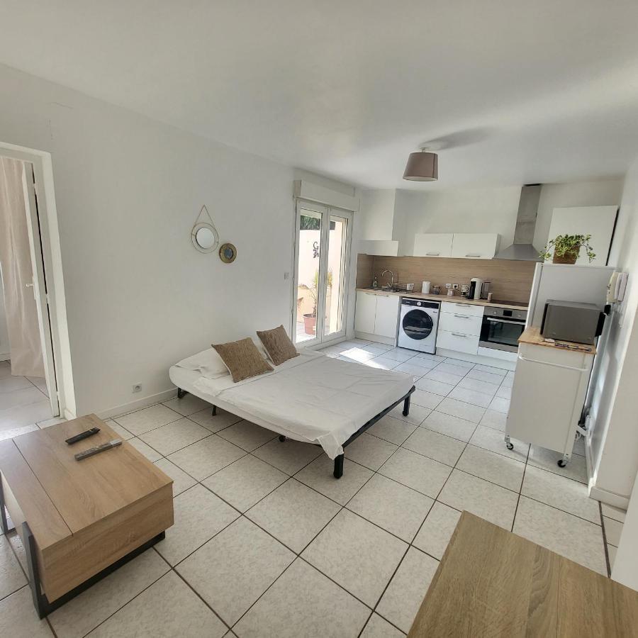 Bel Appartement Avec Jardin De 30M2 , Climatise Avec Parking Et Arrivee Autonome 卡贝斯塔尼 外观 照片